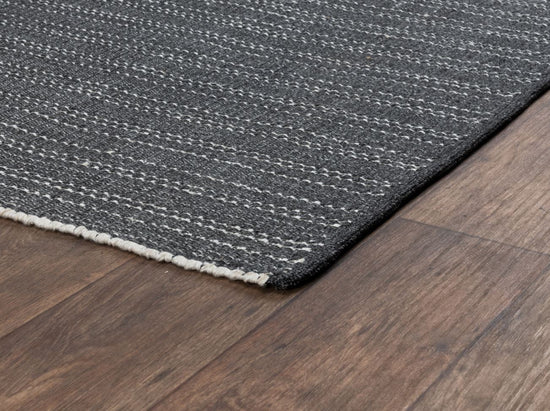 Load image into Gallery viewer, Yuma Charcoal Rug - 5&amp;#39; x 8&amp;#39;
