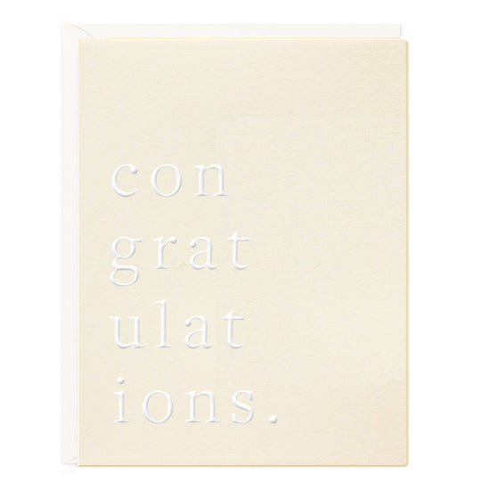 Congratulations Chic Greeting Card