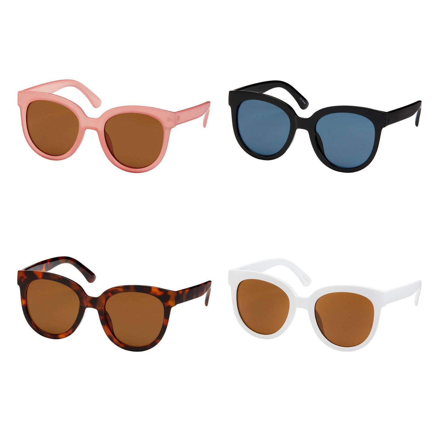 Round Cat Eye Sunglasses -Pink