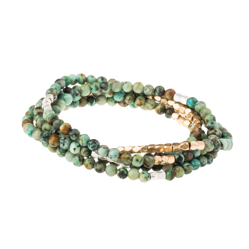 Load image into Gallery viewer, African Turquoise Scout Wrap
