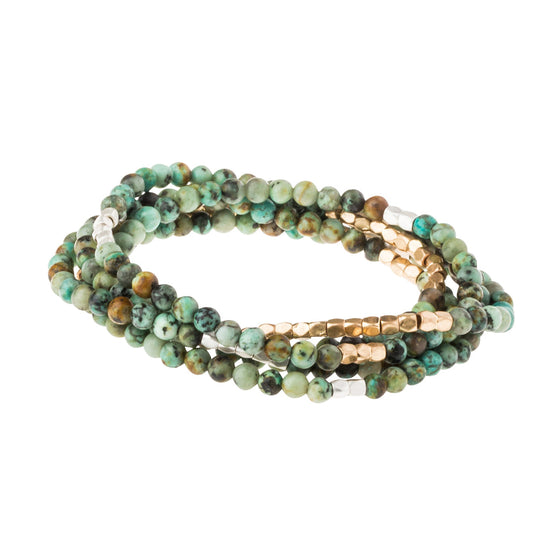 African Turquoise Scout Wrap