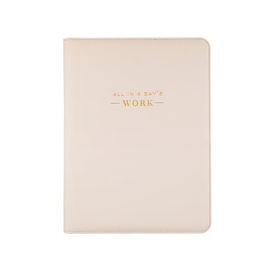 "All in a Day's Work" Padfolio Planner