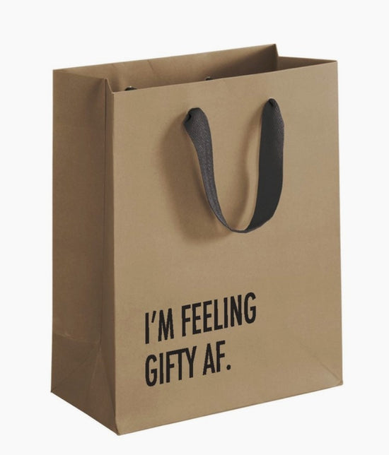 Load image into Gallery viewer, &amp;quot;I&amp;#39;m Feeling Gifty AF&amp;quot; Gift Bag
