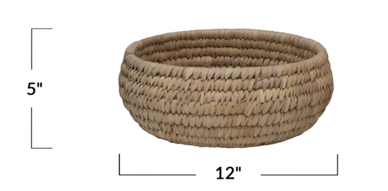Load image into Gallery viewer, Grass &amp;amp; Date Leaf Basket - Small
