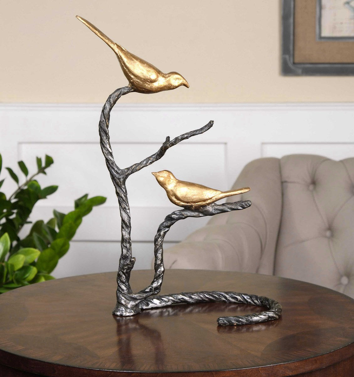 "Birds on a Limb" Sculpture