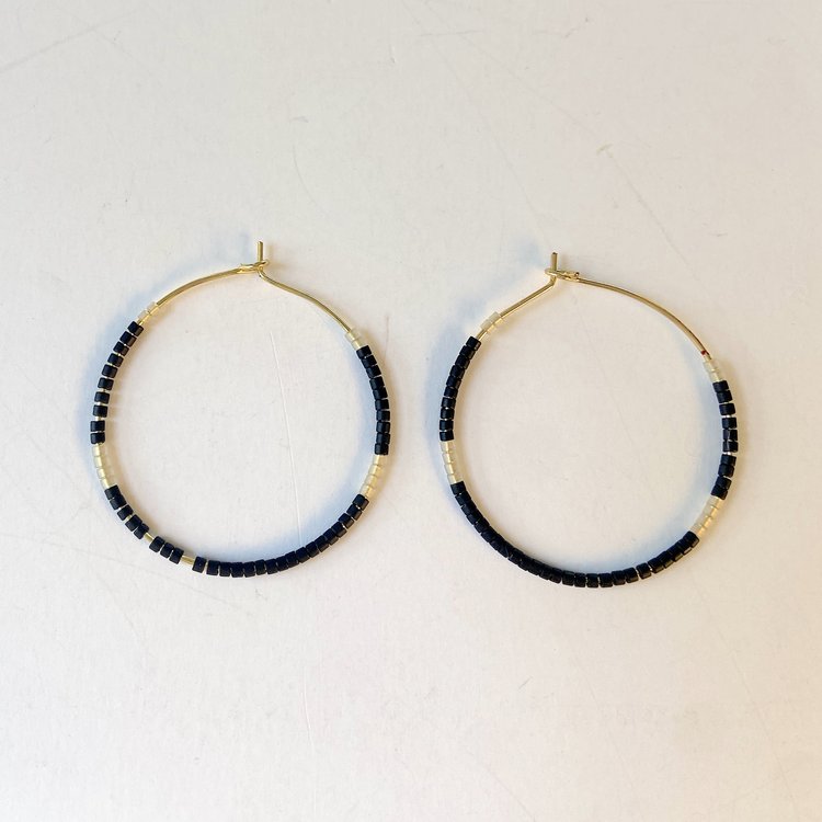 Tondo Earrings - Black