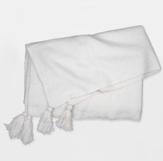Fuzzy Knit Throw Blanket - Winter