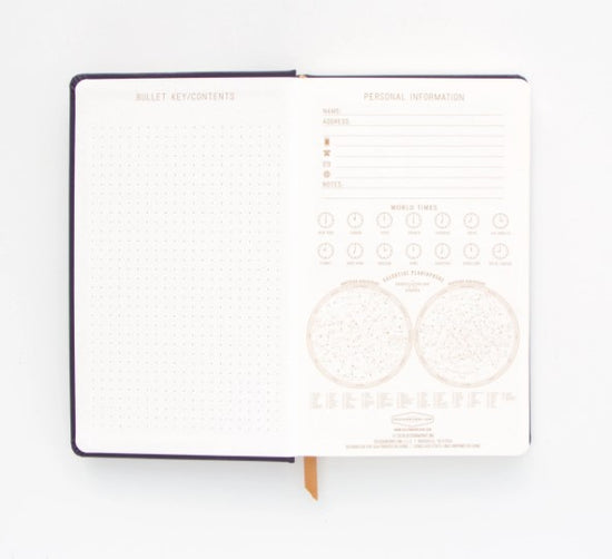 Moon Phases Cloth Journal