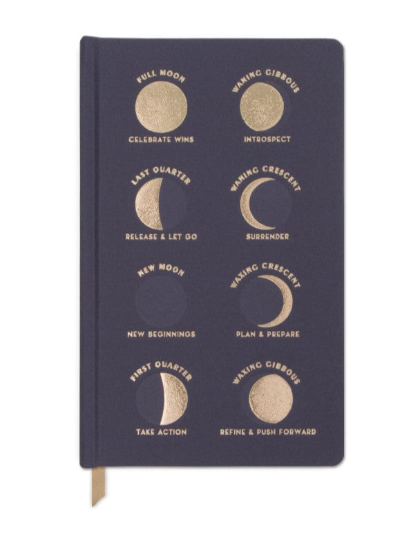 Moon Phases Cloth Journal