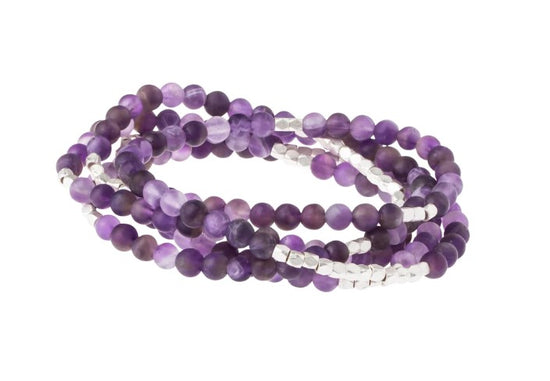 Load image into Gallery viewer, Amethyst &amp;amp; Silver Scout Wrap
