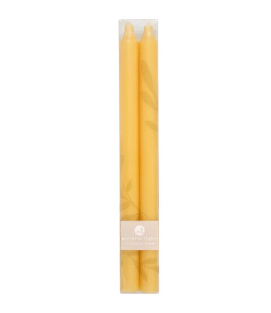 12 Inch Taper Candles - 2 Pack - Lemon Zest