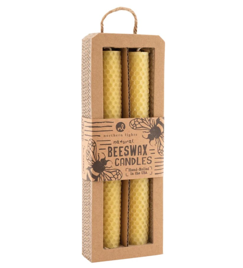 Bee Hive Beeswax Taper Candles