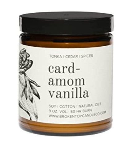 Cardamom Vanilla Candle - 9 oz.