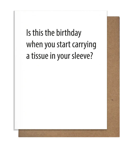Load image into Gallery viewer, &amp;quot;Tissue&amp;quot; Birthday Card
