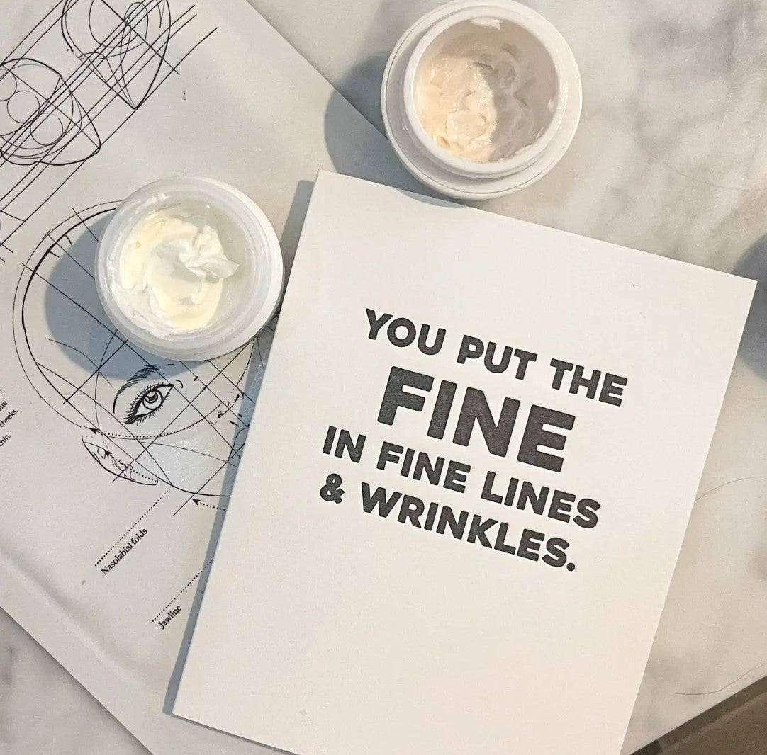 "Fine Lines" Birthday Card