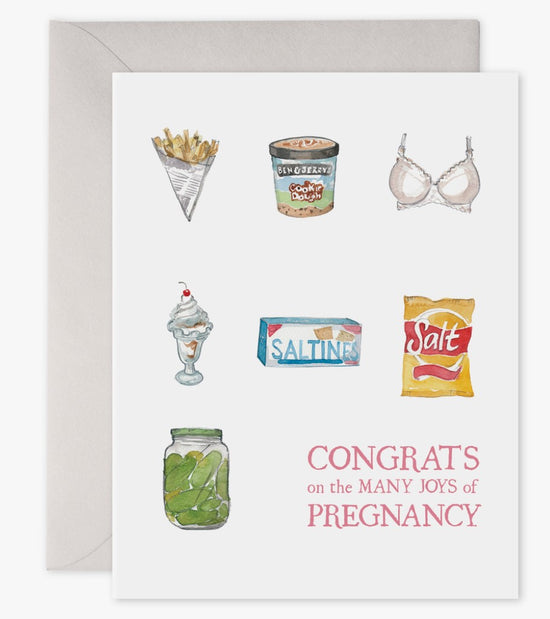 Load image into Gallery viewer, Preggie Snacks Card
