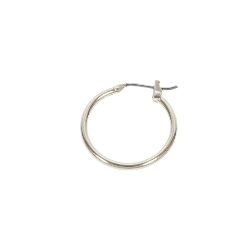 Small Classic Hoops in Silver