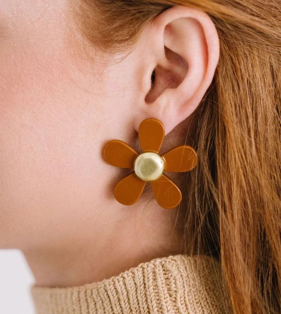 Load image into Gallery viewer, Fall Bloom Stud Earrings
