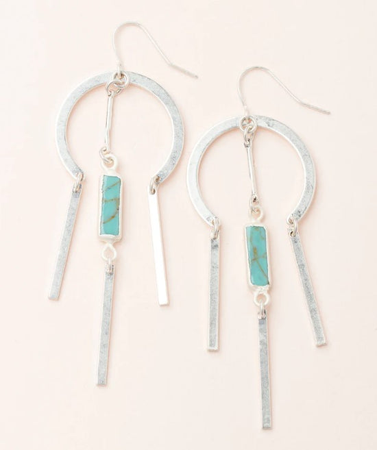 Scout Dream Stone Earrings - Turquoise/Silver