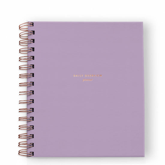 Daily Overview Planner - Lavender