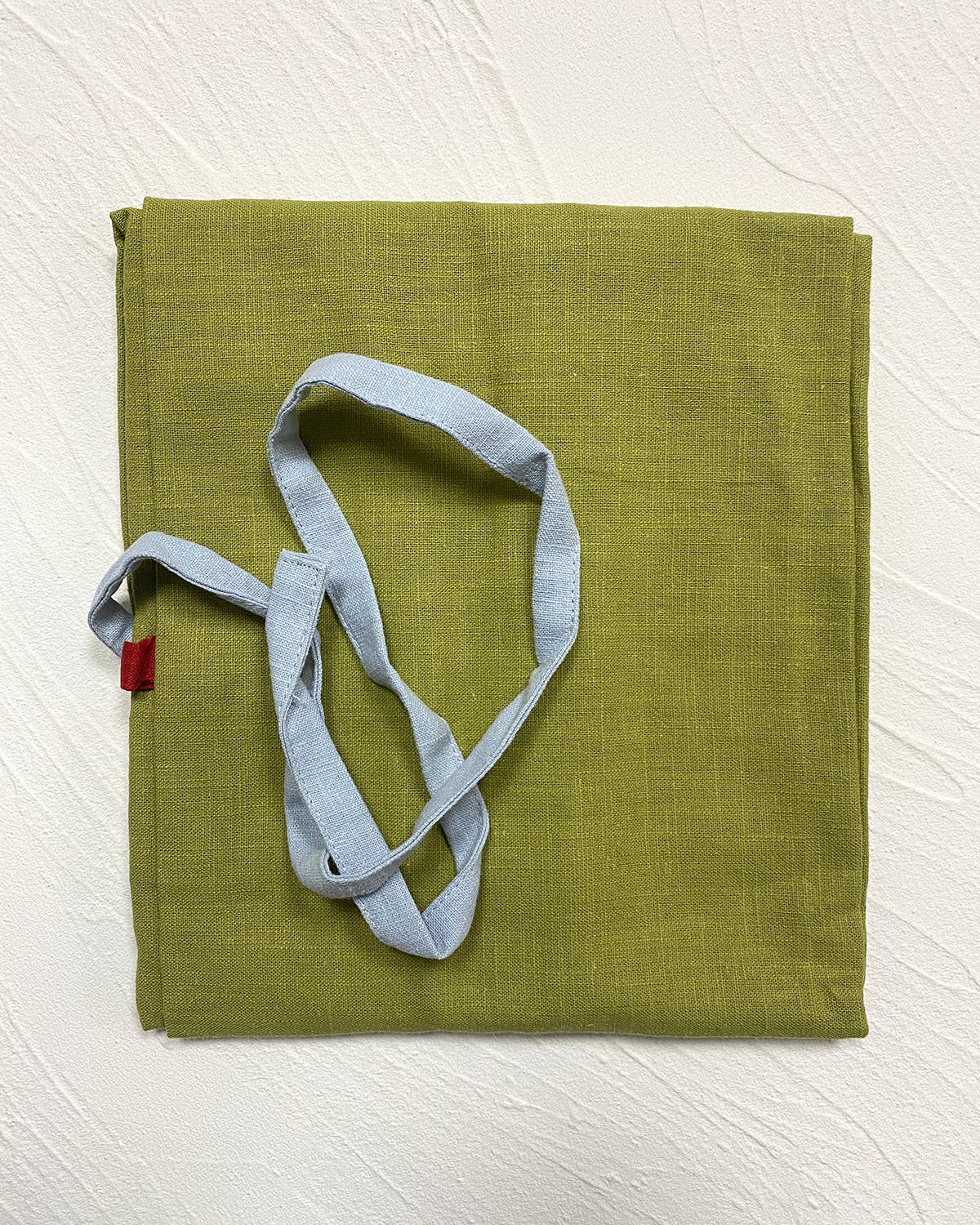 Cotton Apron with Pocket: Light green