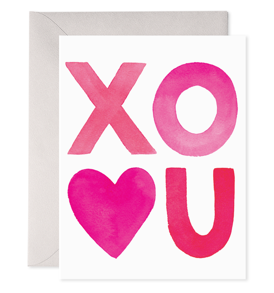 XO | Love You Card Valentines Greeting Card