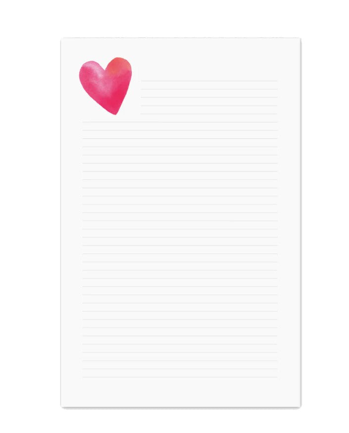 Load image into Gallery viewer, Heart Notepad
