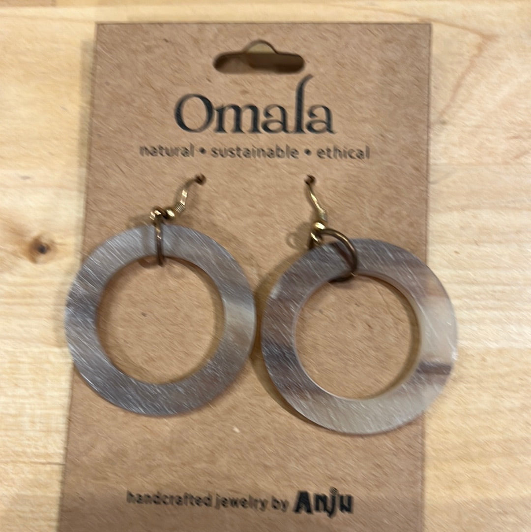 Omala Open Hoop Earrings