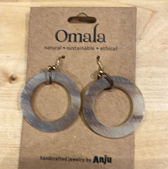 Load image into Gallery viewer, Omala Open Hoop Earrings
