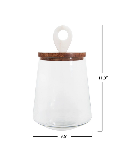 Glass Jar with Lid - Small