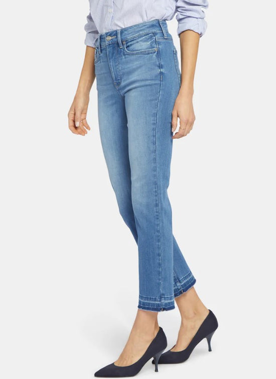 Load image into Gallery viewer, Marilyn Straight Jeans with Ankle Release Hem - Lovesick
