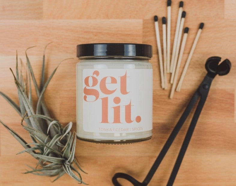 "Get Lit" Cardamom Vanilla Candle