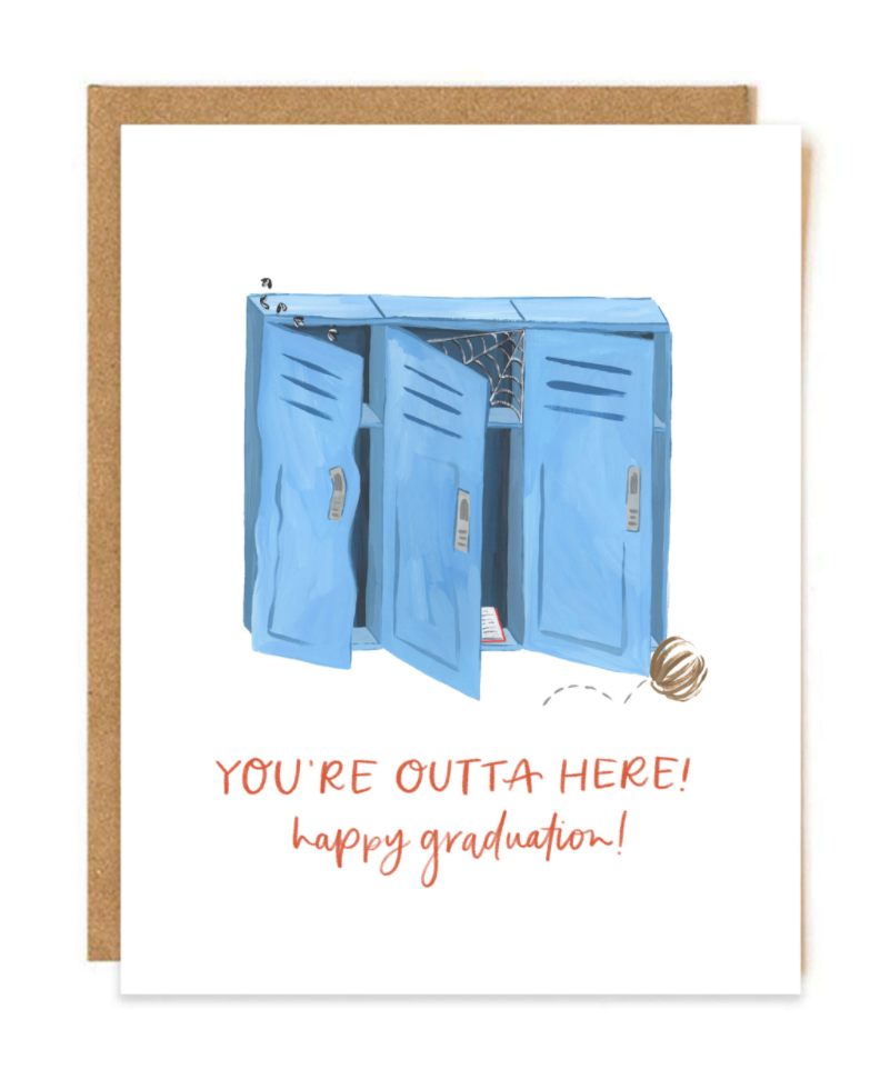Graduation Lockers Card