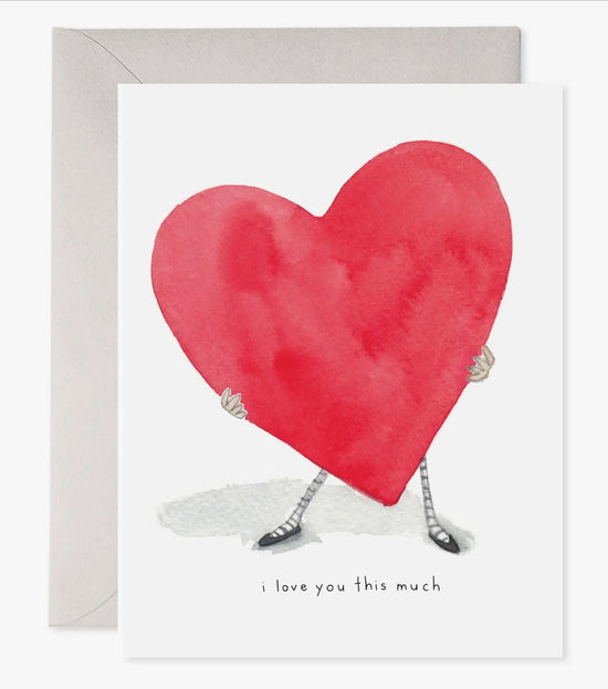 "I Love You This Much" Card