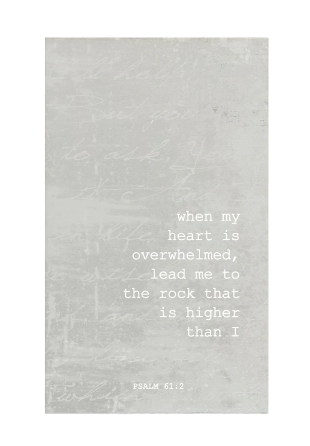 "When My Heart is Overwhelmed" Magnet