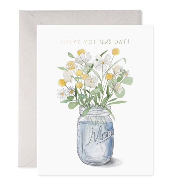 Mason Jar Mother's Day Card