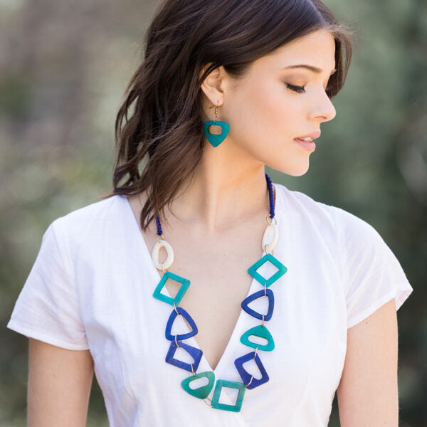 Omala Open Triangles Necklace