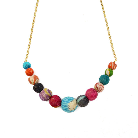 Load image into Gallery viewer, Aasha Beaded Necklace with Graduated Beads
