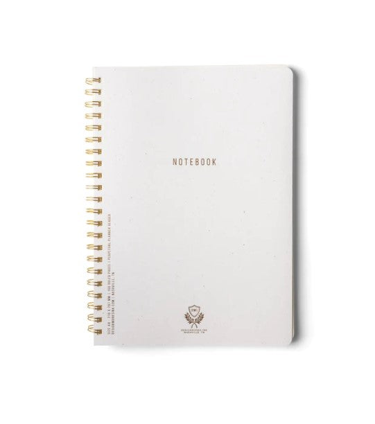 Load image into Gallery viewer, Crest Notebook - Ivory

