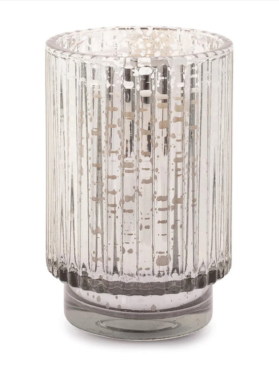 Cypress & Fir Candle - 12 oz. Tall Silver Mercury Glass