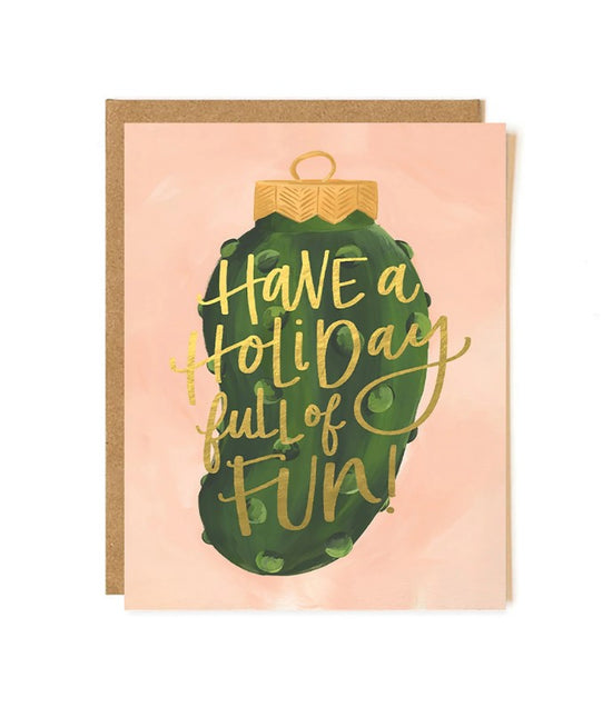 Holiday Pickle Card