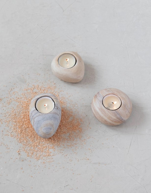 Load image into Gallery viewer, Sandstone Tealight Holders
