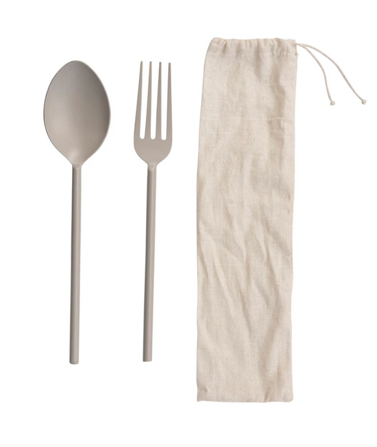 Servings Fork & Spoon