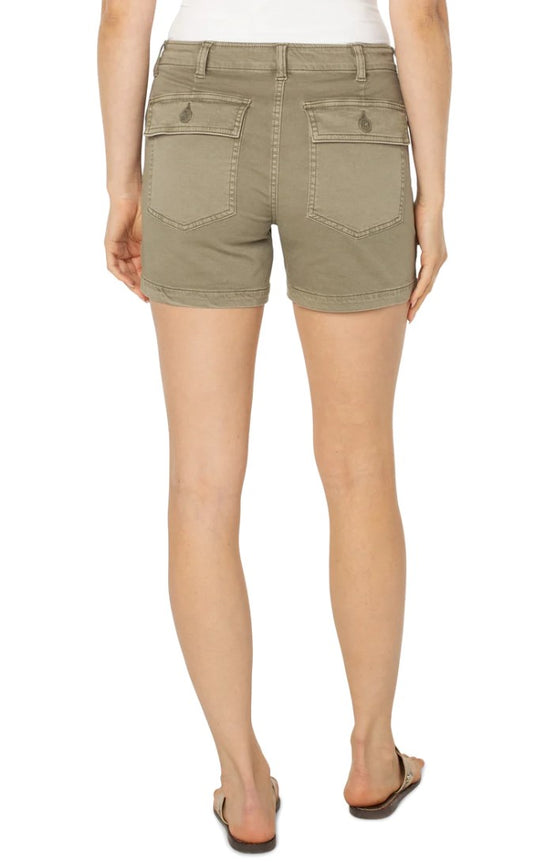 Utility Short with Flap Pockets