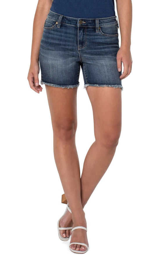 Load image into Gallery viewer, Vickie Fray Hem Shorts - Harpswell

