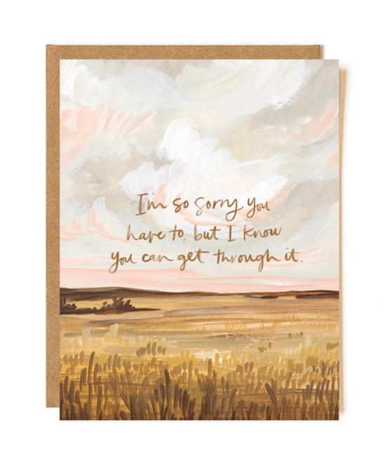"So Sorry" Landscape Card