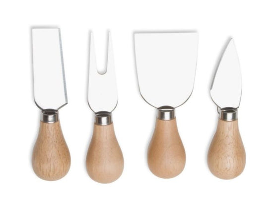 Cheese Utensils with Wooden Handles