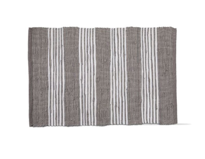 Load image into Gallery viewer, Chindi Striped Rug - 3&amp;#39; x 2&amp;#39; - Grey Cove
