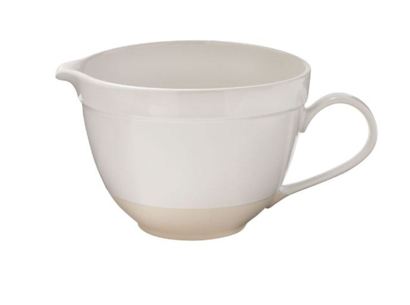 White Bowl with Handle