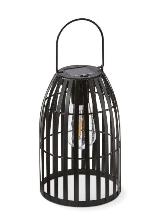 Load image into Gallery viewer, FIrefly Solar Powered Hanging Lantern - Black
